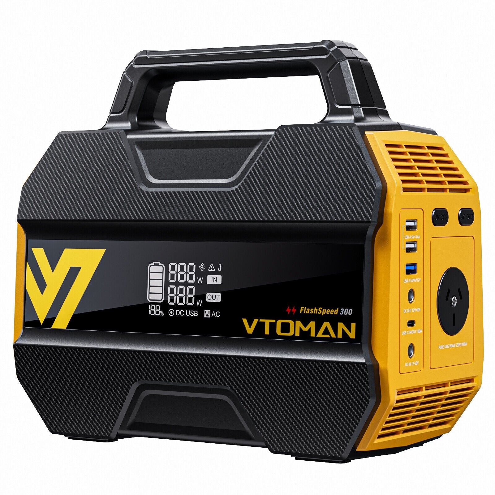 FlashSpeed 300 Solar Power Station 600W AC/DC for Camping AU Tristar Online