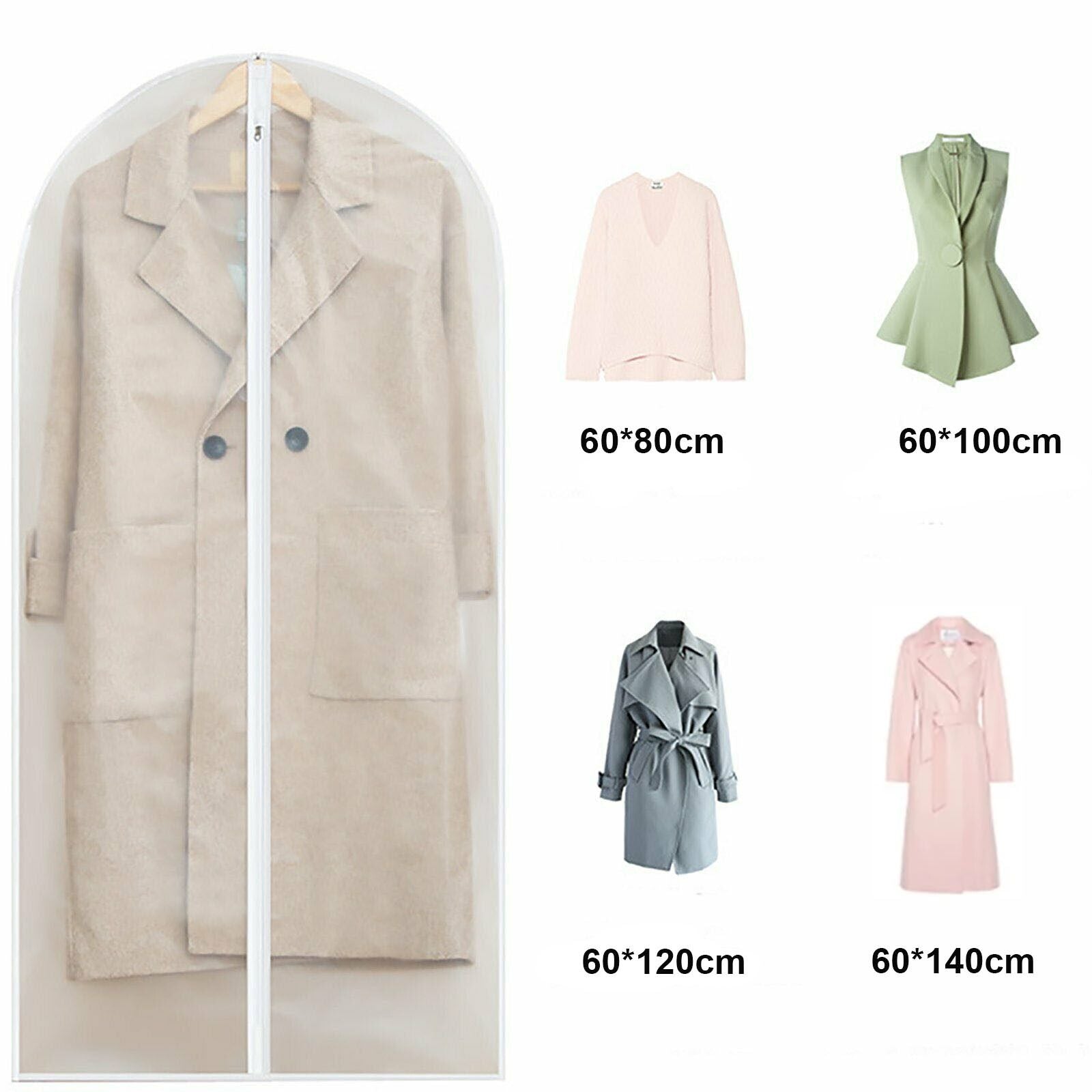 10PCS 60x120cm Transparent Clothes Cover Suit Dustproof Bag Tristar Online