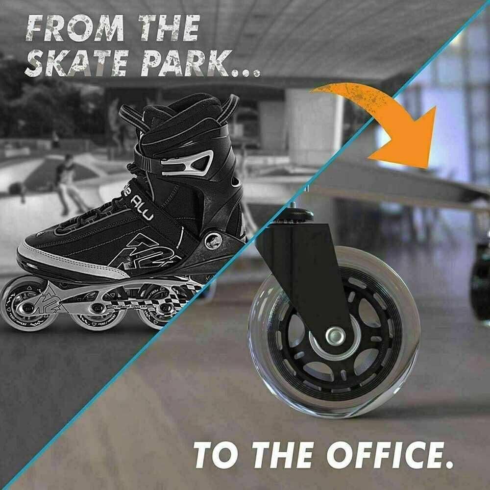 3 Swivel Rollerblade Chair Wheels, 7/16 Stem, All Floors - 5 Pack Tristar Online