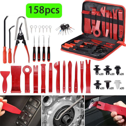 158pcs Car Trim Removal Tool Set Pry Bar Panel Door Interior Kit Tristar Online