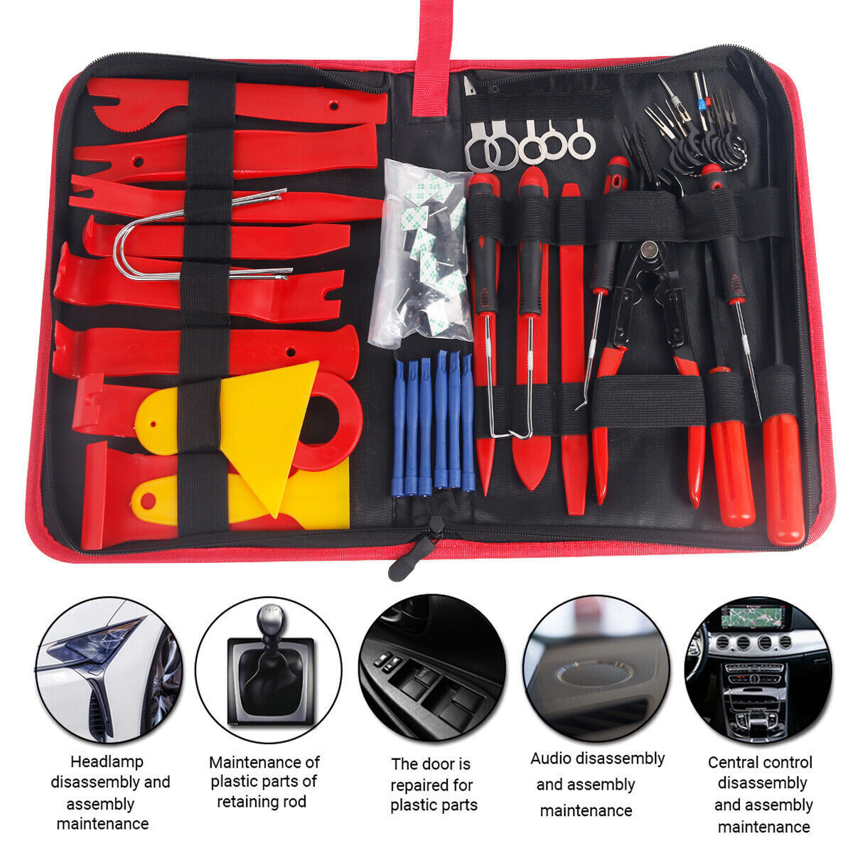 65pcs Car Trim Removal Tool Set Pry Bar Dash Kit Tristar Online