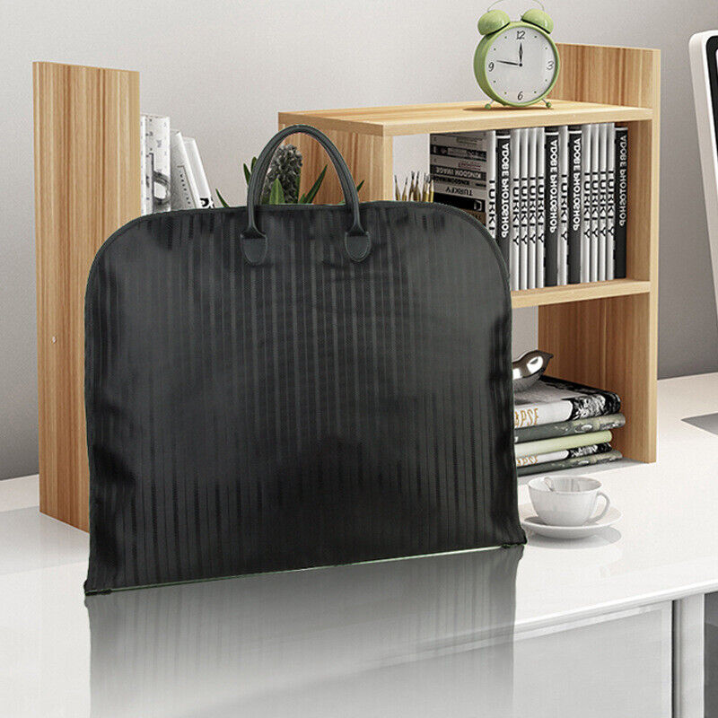 Black Men Suit Cover Zippered Dustproof Garment Bag Travel Organizer Tristar Online
