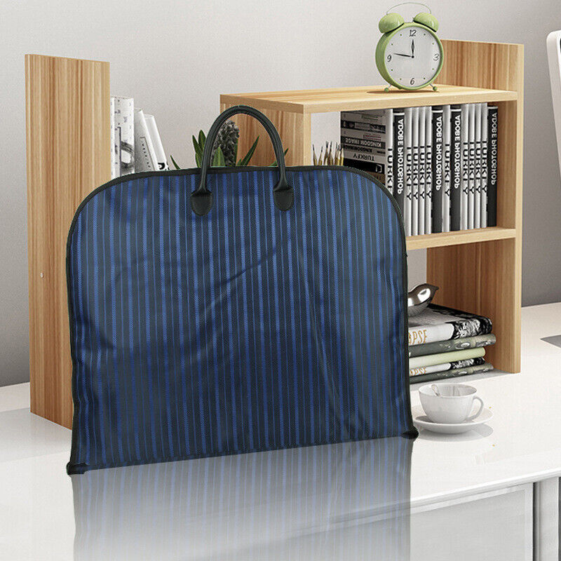 Blue Men Suit Garment Bag Zippered Dustproof Travel Organizer Tristar Online