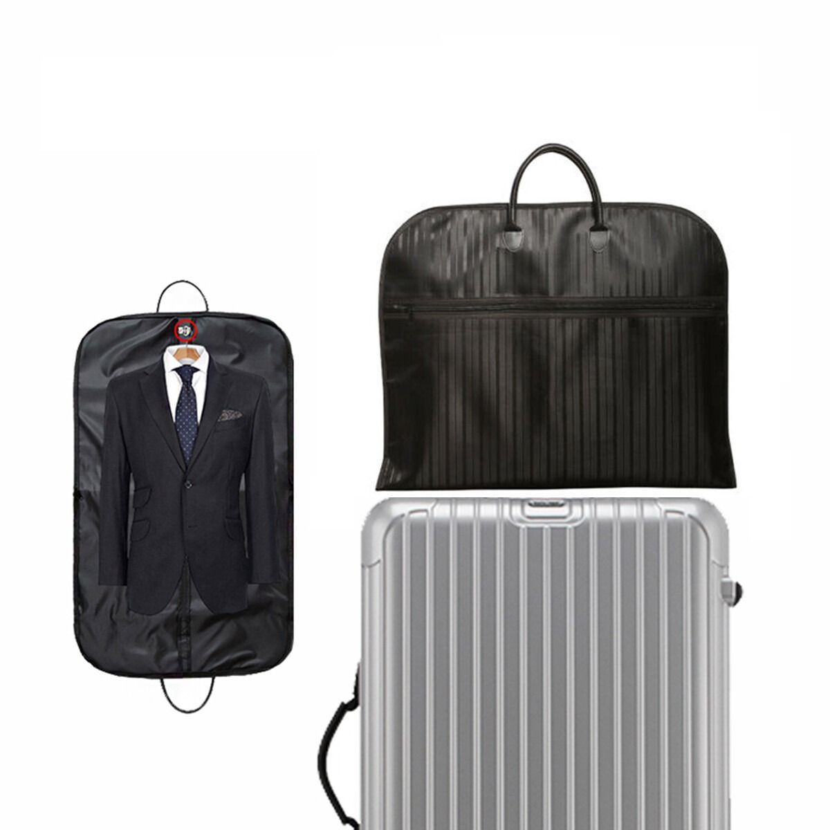 Blue Men Suit Garment Bag Zippered Dustproof Travel Organizer Tristar Online