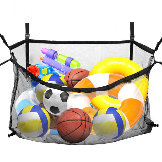 145x145CM Heavy Duty Pool Toy Storage Net Bag Adjustable Organizer Tristar Online