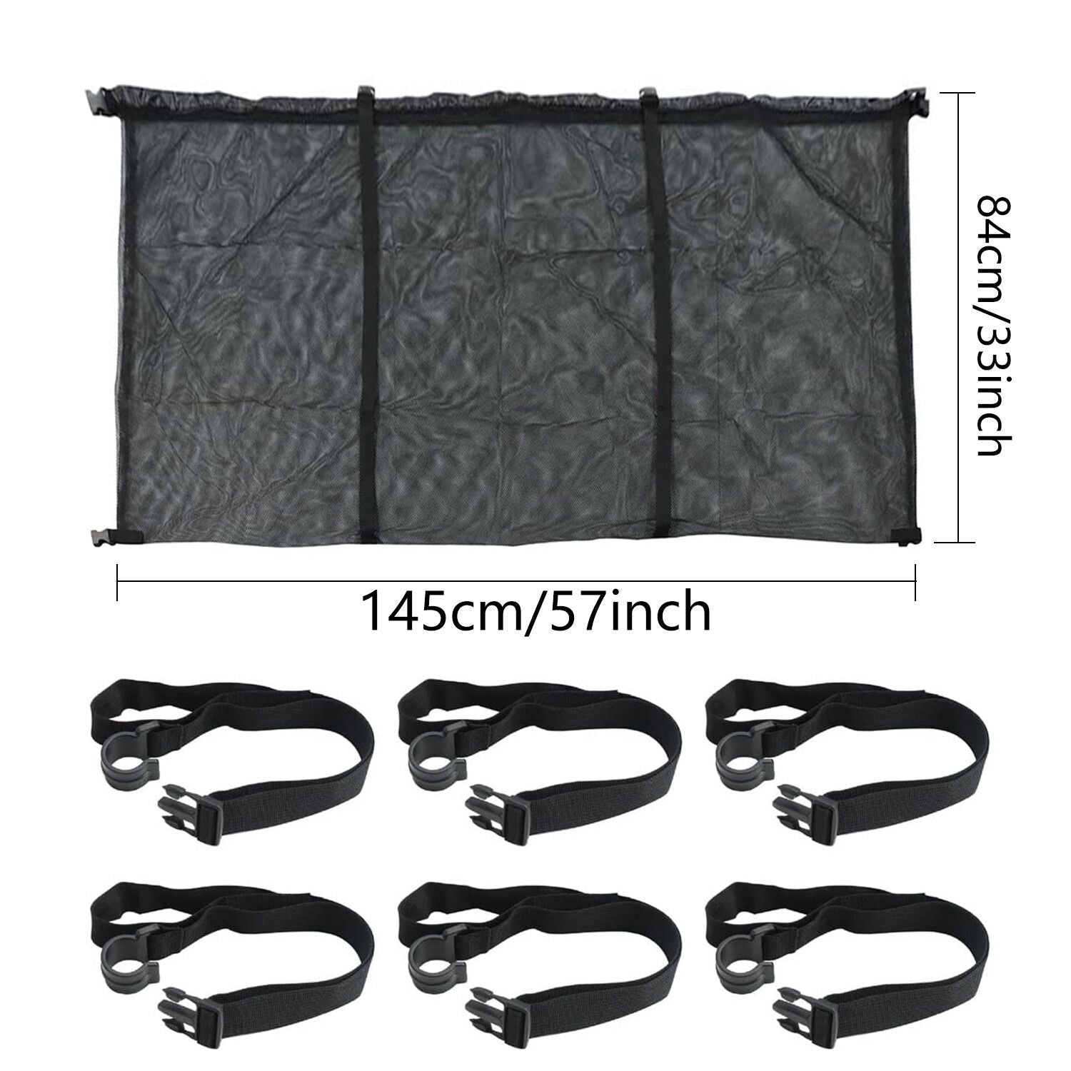 145x145CM Heavy Duty Pool Toy Storage Net Bag Adjustable Organizer Tristar Online