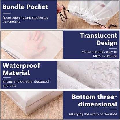 10PCS Travel Shoe Bags Portable Storage Pouch Drawstring Dust Organizer Tristar Online