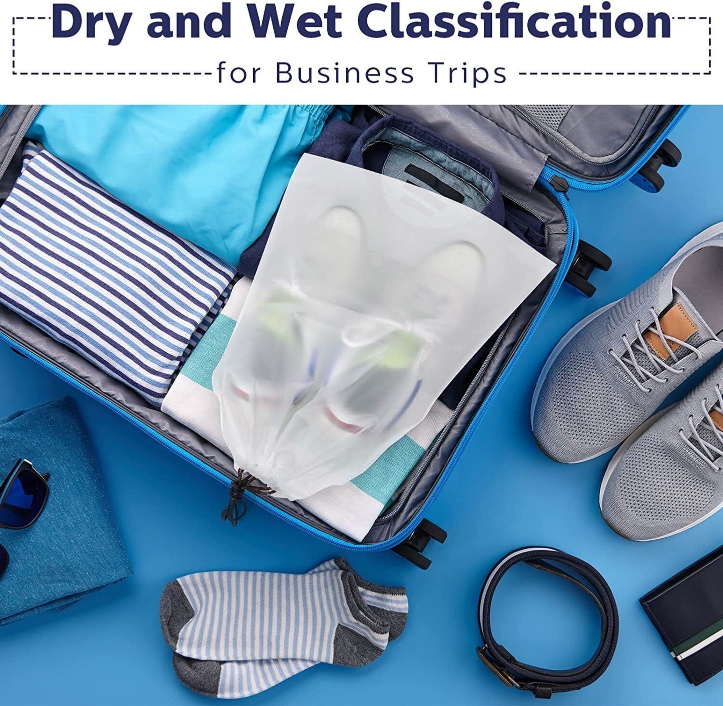 10PCS Travel Shoe Bags Portable Storage Pouch Drawstring Dust Organizer Tristar Online