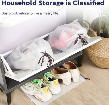 10PCS Travel Shoe Bags Portable Storage Pouch Drawstring Dust Organizer Tristar Online