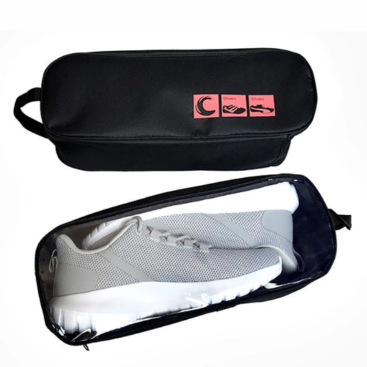 Portable Waterproof Shoe Bag with View Window 13cm High Tristar Online