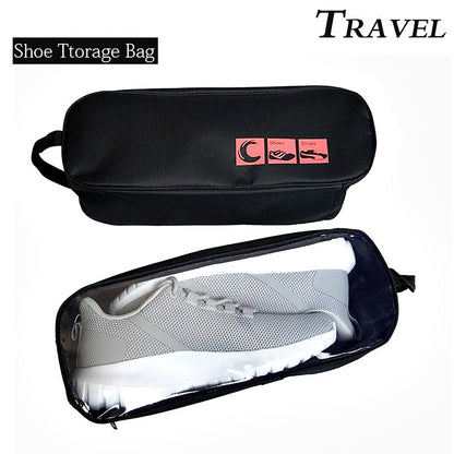 Portable Waterproof Shoe Bag with View Window 13cm High Tristar Online