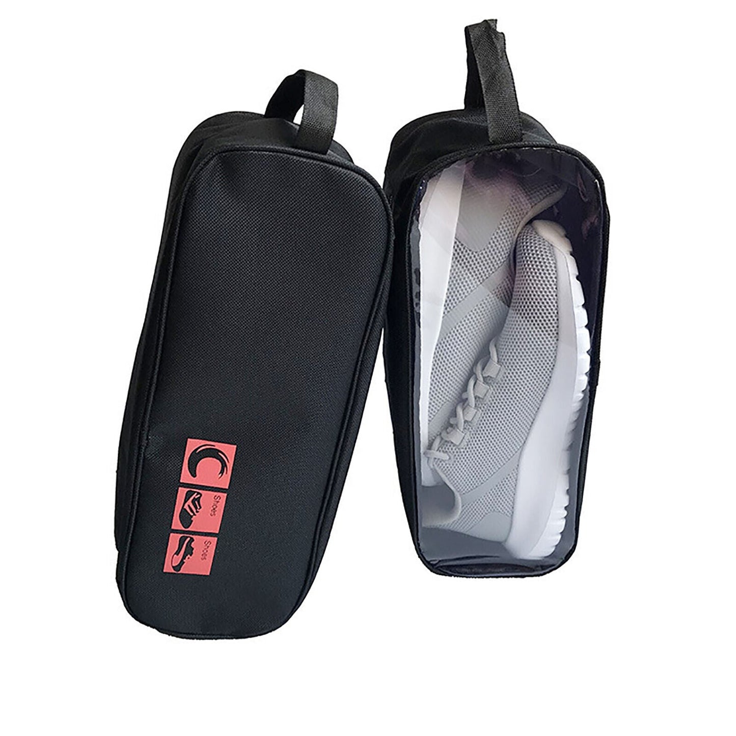 Portable Waterproof Shoe Bag with View Window 13cm High Tristar Online