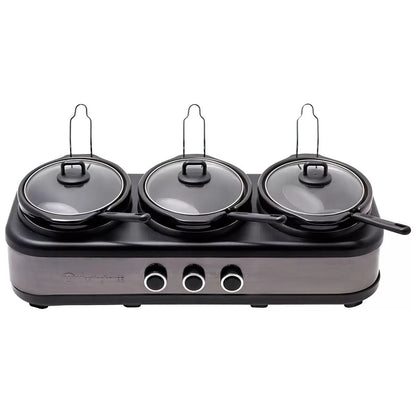 Westinghouse Slow Cooker Ceramic Pots 3 x 2.5L Tristar Online