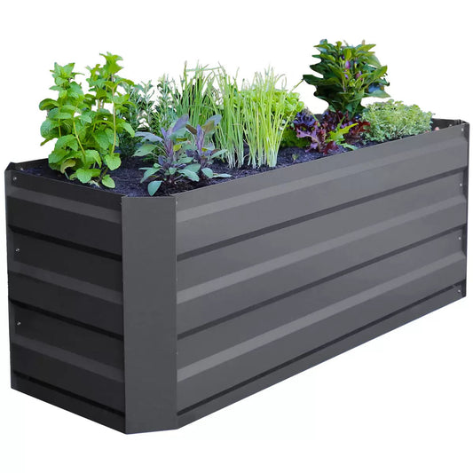 Slimline Garden Bed 120 x 45 x 45cm Charcoal Tristar Online