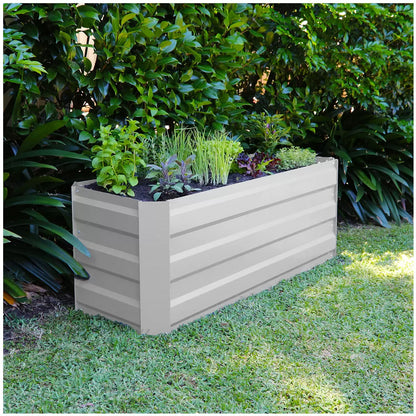 Slimline Garden Bed 120 x 45 x 45cm White Tristar Online