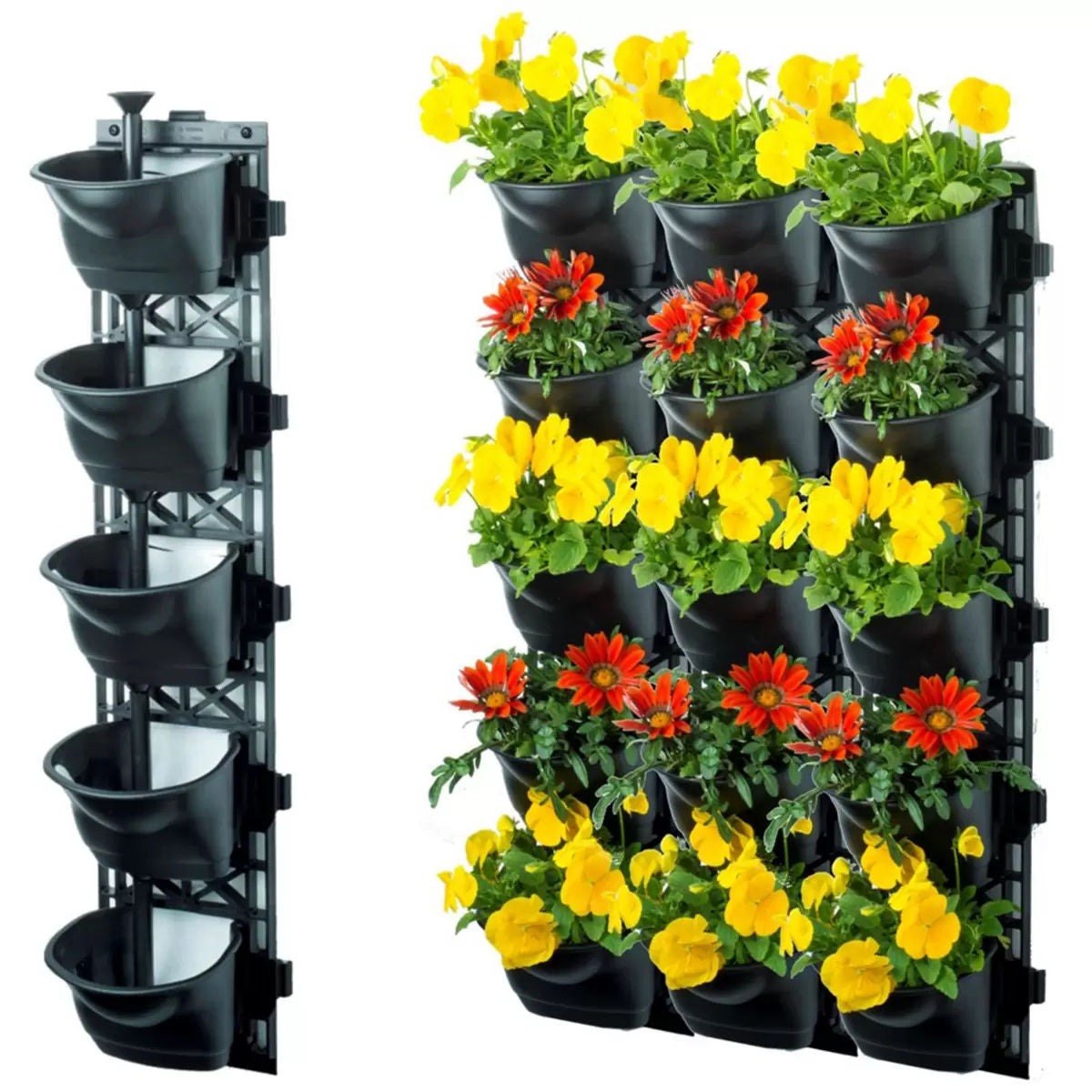 Quint vertical garden with 3 frames and 15 pots Tristar Online