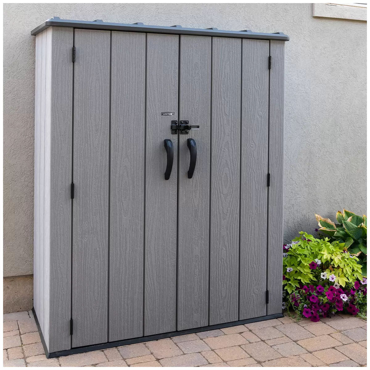 Lifetime Vertical Shed With Shelves Tristar Online