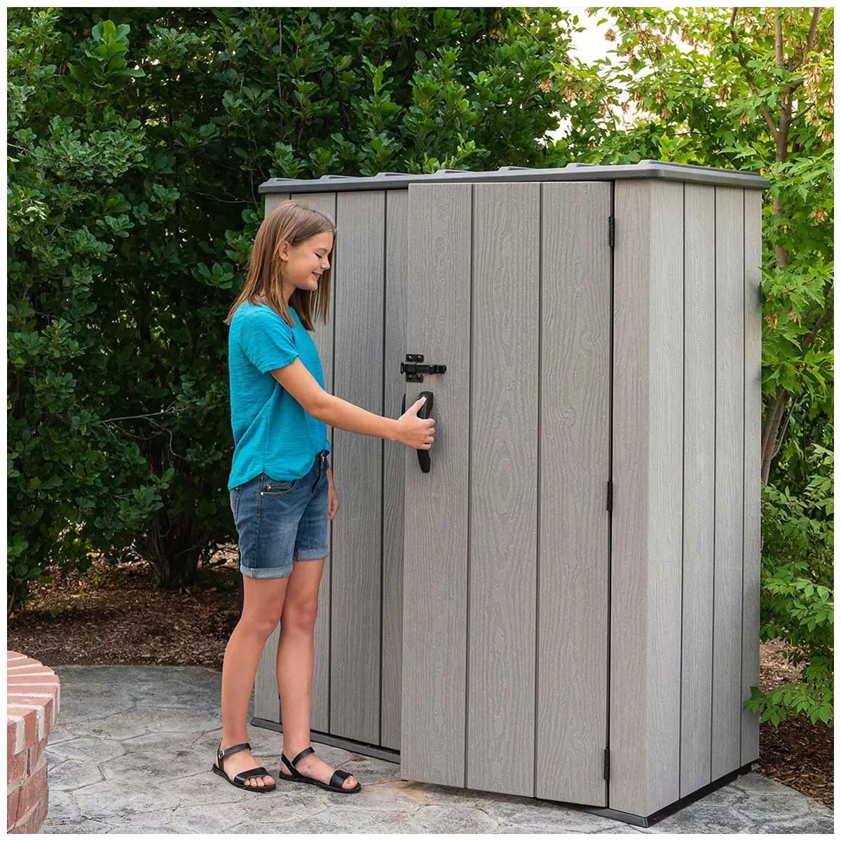 Lifetime Vertical Shed With Shelves Tristar Online