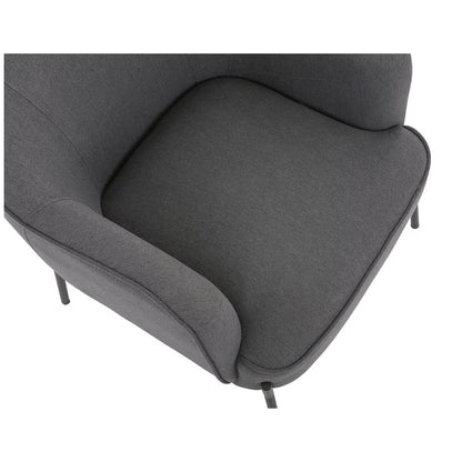 Upholstered Armchair Dark Grey Tristar Online