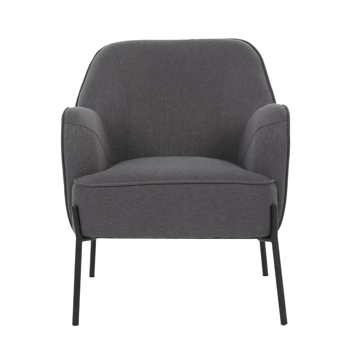 Upholstered Armchair Dark Grey Tristar Online