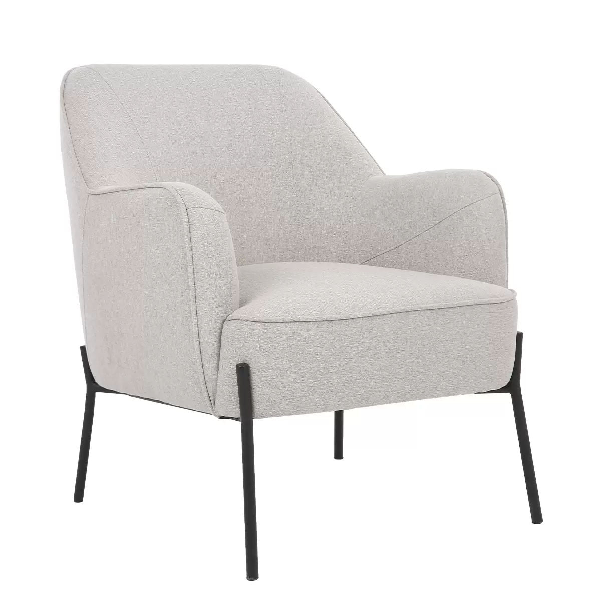 Hugo upholstered armchair ivory Tristar Online