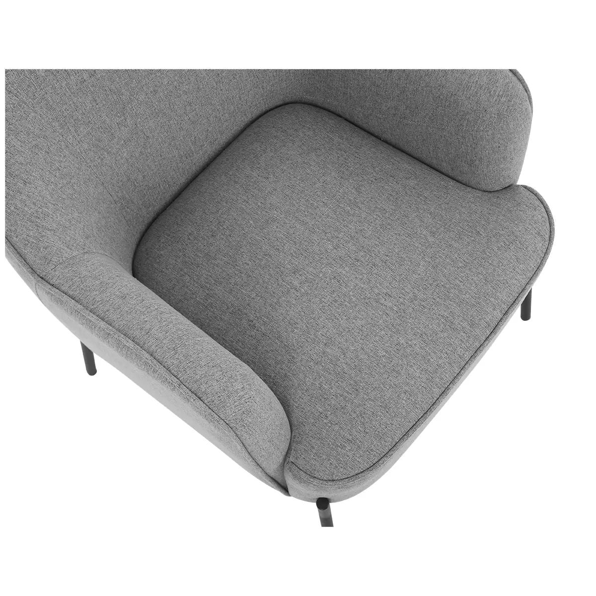 Hugo upholstered armchair light grey Tristar Online