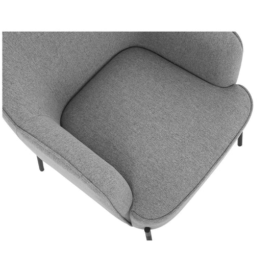 Hugo upholstered armchair light grey Tristar Online