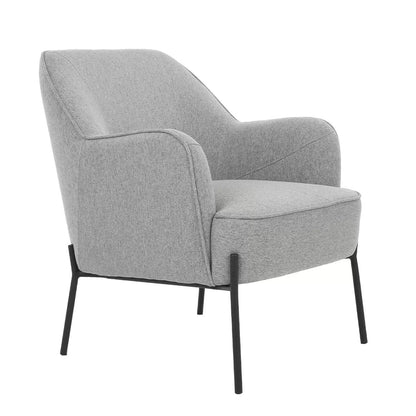 Hugo upholstered armchair light grey Tristar Online