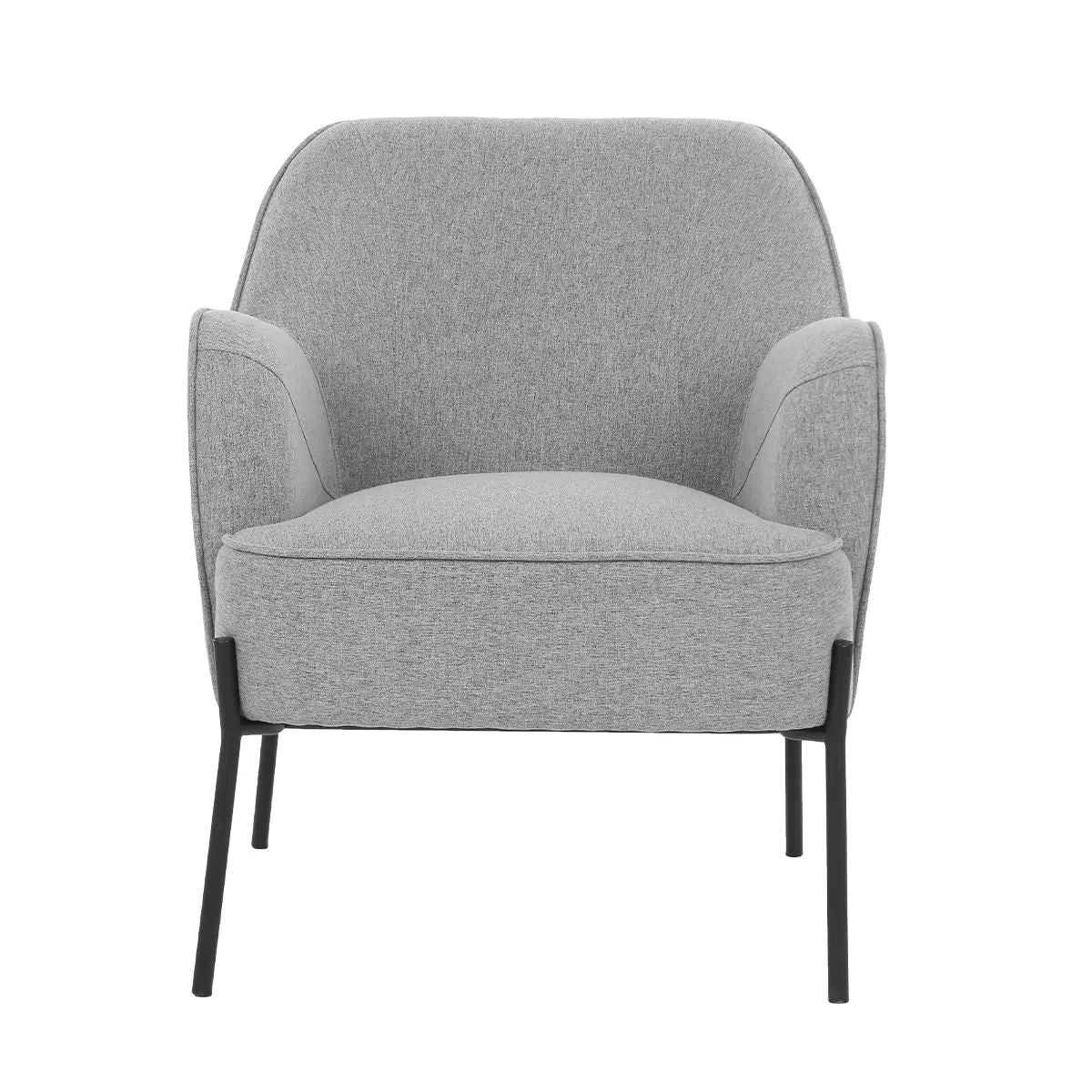 Hugo upholstered armchair light grey Tristar Online