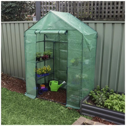 Walk-in Greenhouse 2 Tier Twin Pack, 195 x 143 x 73 cm Tristar Online