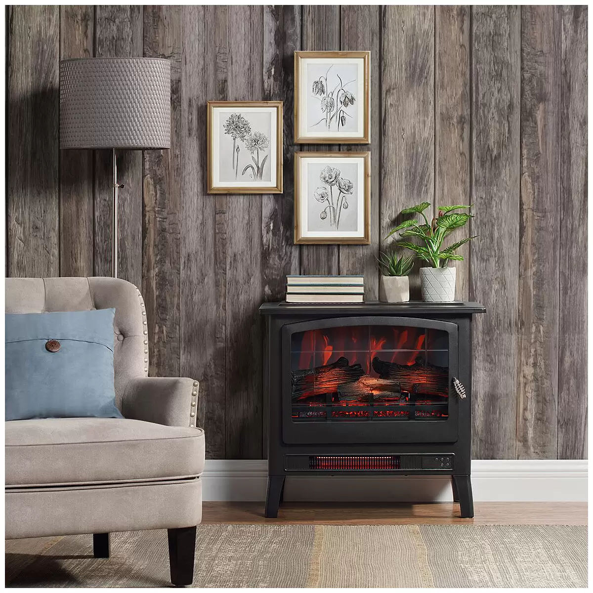 Infrared electric fireplace stove heater Tristar Online