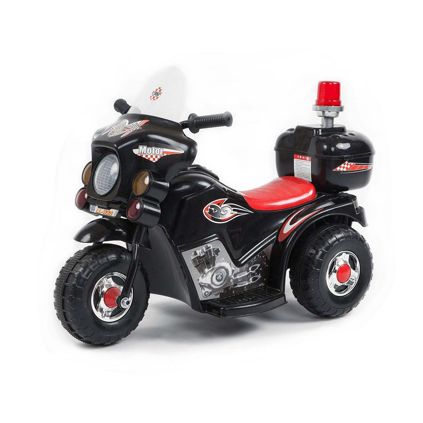 Children's Electric Ride-on Motorcycle (Black) Rechargeable, Up To 1Hr Tristar Online