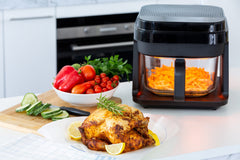 6.5L Glass Digital Air Fryer Oven, 1200W, >200°C, Easy Cleaning Tristar Online