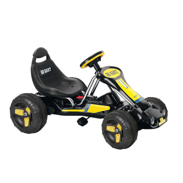 Pedal Powered Go-Kart for Children (Black) Ride & Steer/ 4-Wheel Vehicle Tristar Online