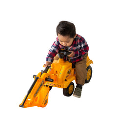 Ride-on Children’s Toy Excavator Truck (Yellow) Tristar Online