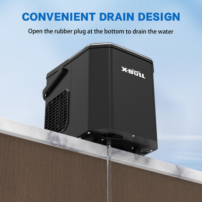 X-BULL Ice Maker Machine Commercial Portable  Ice Cube 2.2L Home Bar Benchtop Black Tristar Online