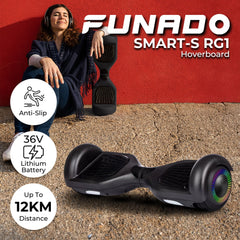 Funado Smart-S RG1 Hoverboard Black FND-HB-100-QK Tristar Online