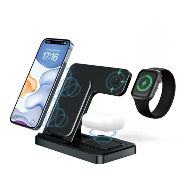 VOCTUS 3 in 1 Wireless Charger VT-WC -100-GY Tristar Online
