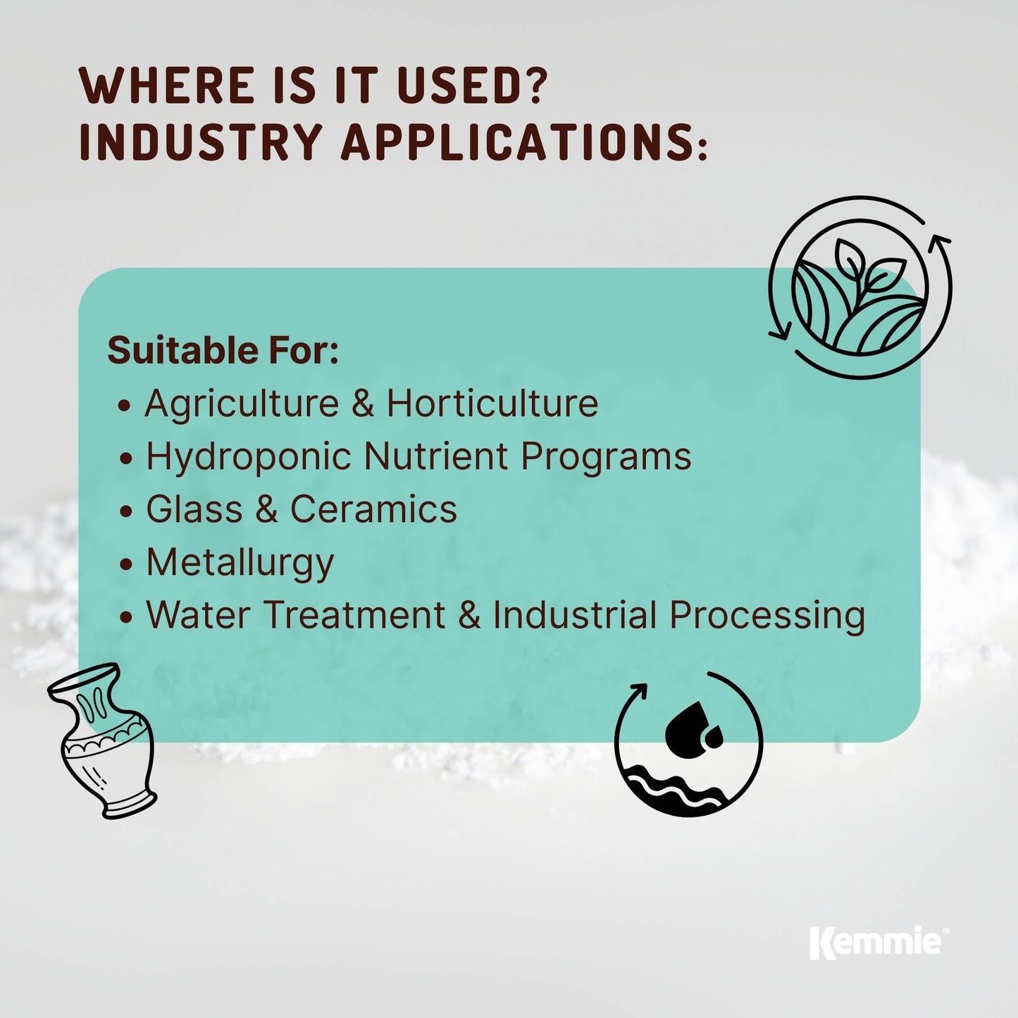 100g Boric Acid Powder 99.9% Pure - Soluble Orthoboric Acid H3BO3