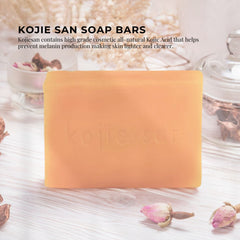 1x Kojie San Soap Bar - 135g Skin Lightening Kojic Acid Natural Original Bars Tristar Online