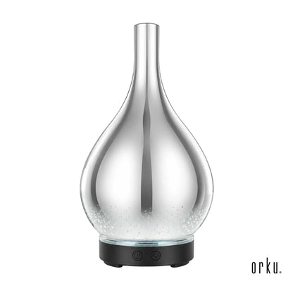Orku Essential Oil Aroma Diffuser - Mirror 3D Fireworks Light USB Remote