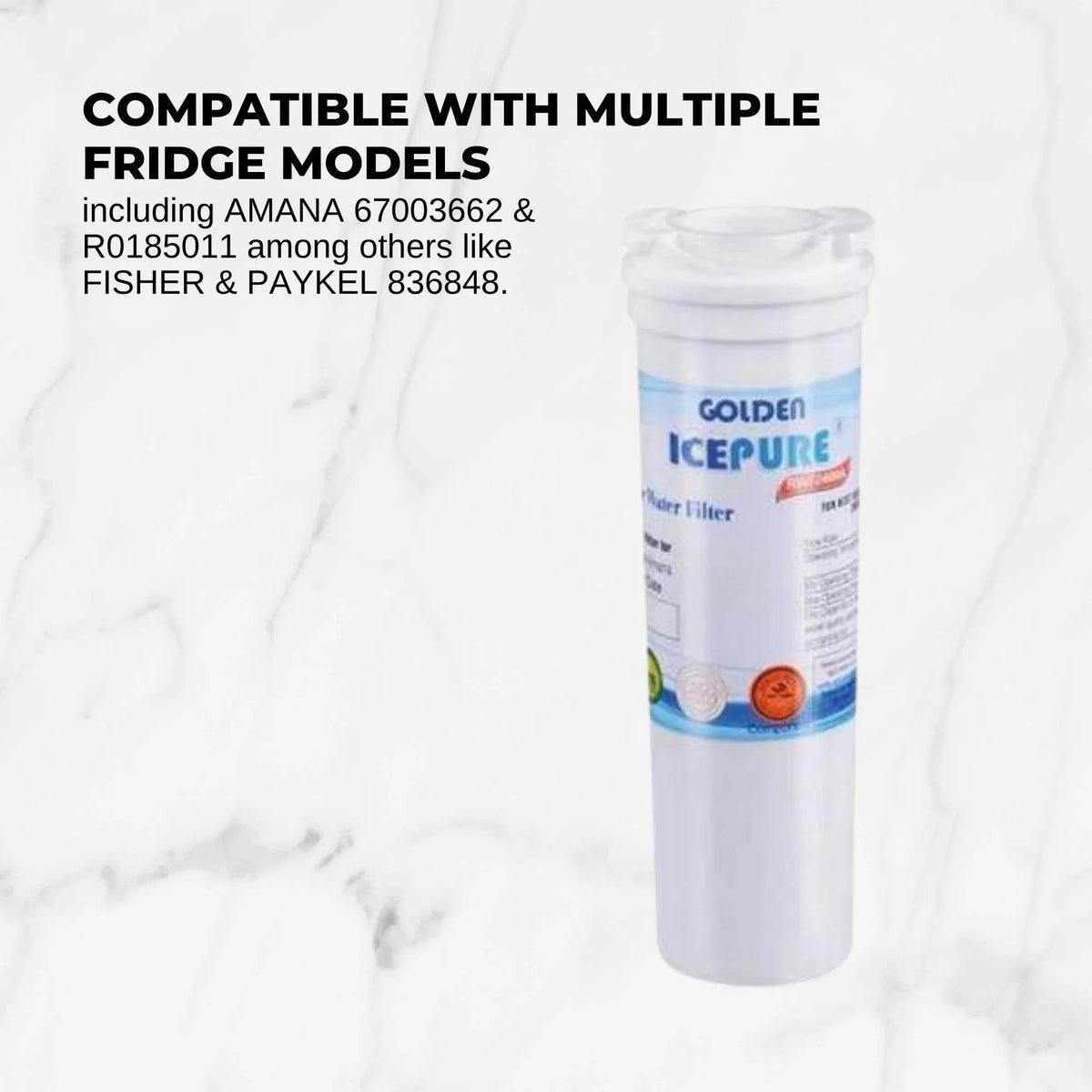 FRIDGE WATER FILTER - PREMIUM QUALITY For FISHER & PAYKEL 836848 836860 & AMANA