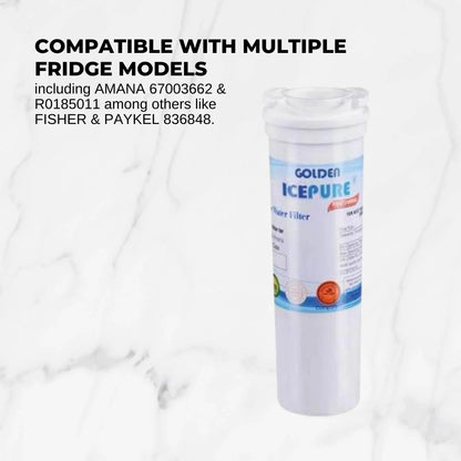 3 FRIDGE WATER FILTER PREMIUM QUALITY For FISHER & PAYKEL 836848 836860 & AMANA