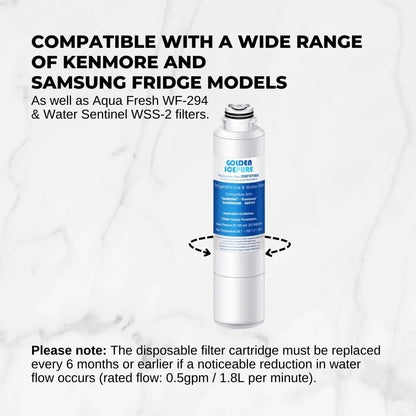 Fridge Water Filter Cartridge RFC0700A RWF0700A For Samsung DA9708006 Kenmore 469101