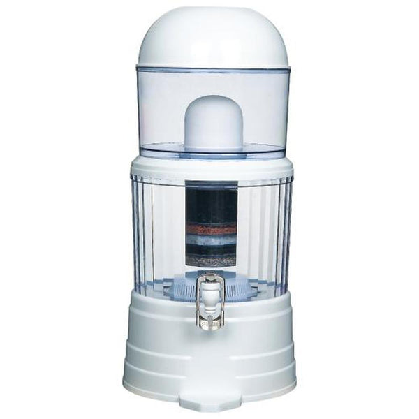 16L Benchtop 8 Stage Water Filter - Ceramic Carbon Mineral Stone Silica Purifier Tristar Online
