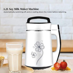 Electric Soy Bean Milk Maker Machine - Automatic Soya Almond Nut Blender Tristar Online