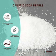 1.2Kg Caustic Soda Pearls Tub Food Grade Sodium Hydroxide Lye NaOH Soap Making