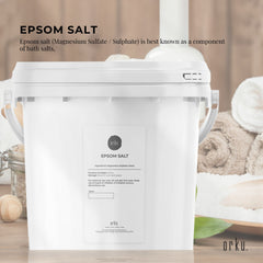 5kg Epsom Salt Tub - Magnesium Sulphate For Bath Skin Body Skin Care Tristar Online