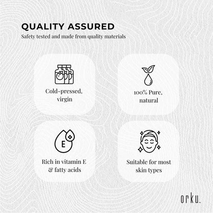 Orku 1L Organic Neem Seed Oil - Debitterised Cold Pressed Azadirachtin Indica