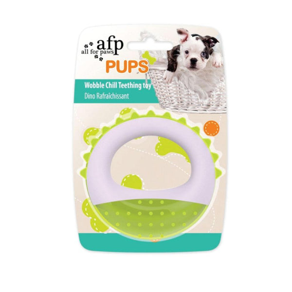 Puppy Teething Toy Ring - Dog Dental Gel Cold Chew - Wobble Chill Toys AFP Tristar Online